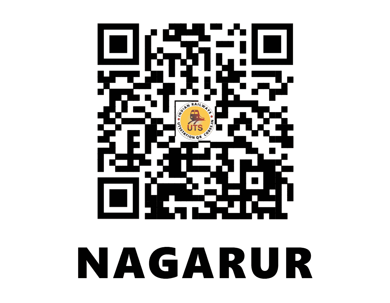 UTS QR Code for NAGARUR - NRR - SC (ANDHRA PRADESH)